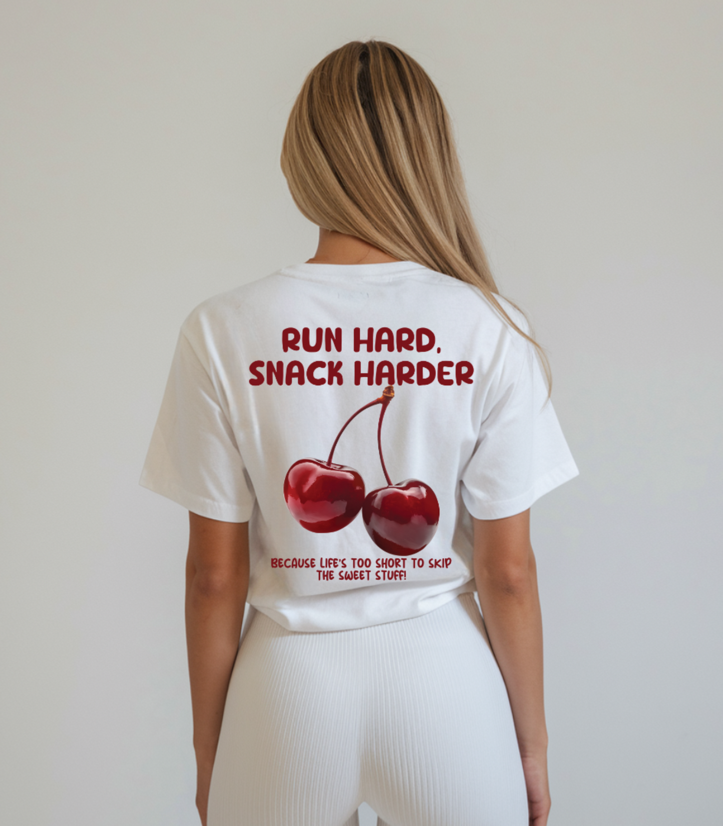RUN HARD, SNACK HARDER - Premium T-Shirt