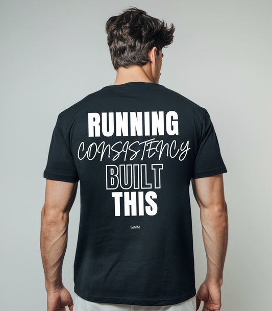 RUNNING BUILT THIS - Premium T-Shirt